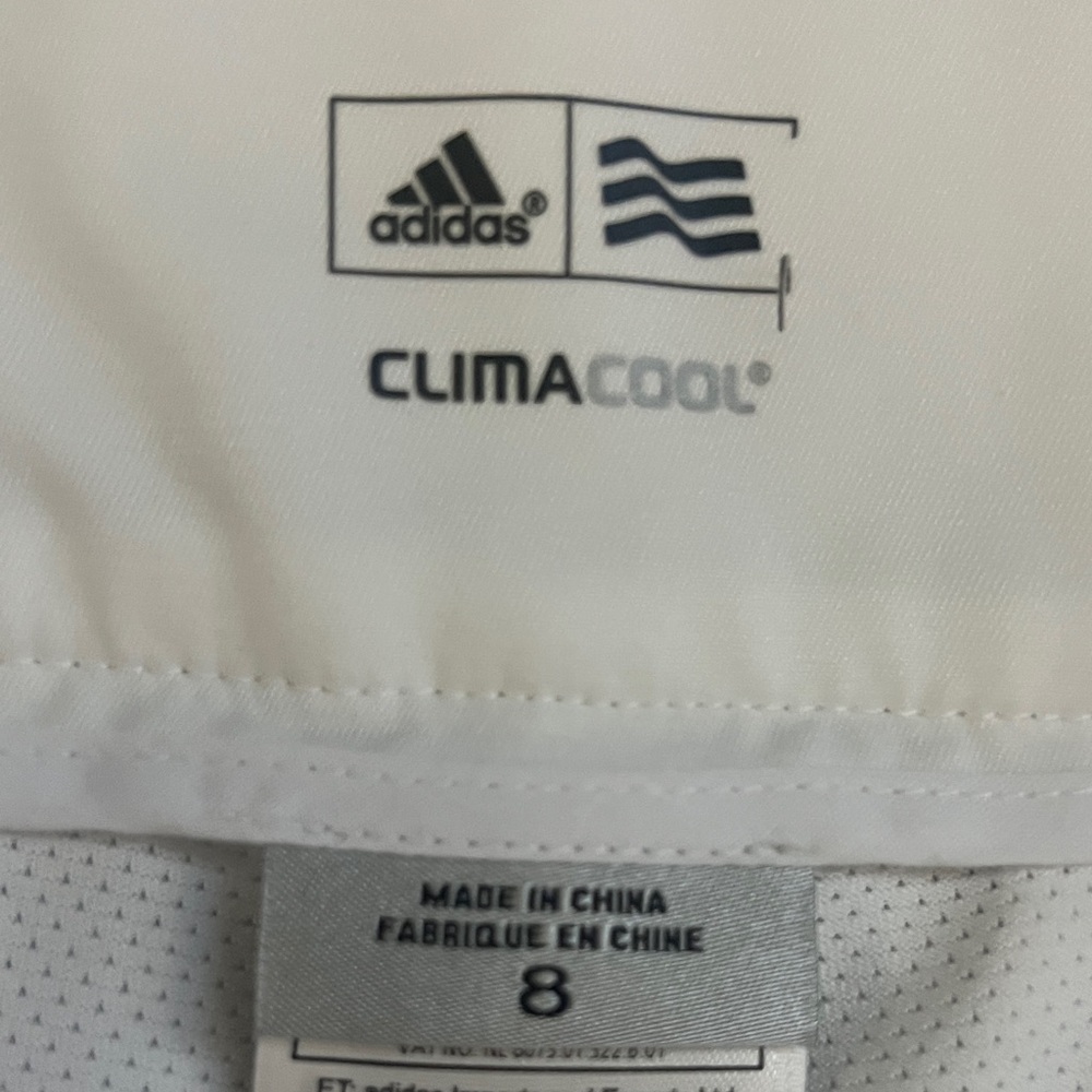 Adidas Women's White Clima Cool skort - Classic Clean Look size 8 - Picture 2 of 14